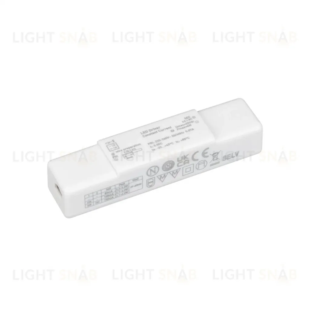 Блок питания Arlight ARJ-SP-6 (6W, 27-40V, 0.08-0.15A) (IP20 Пластик) 055674 055674