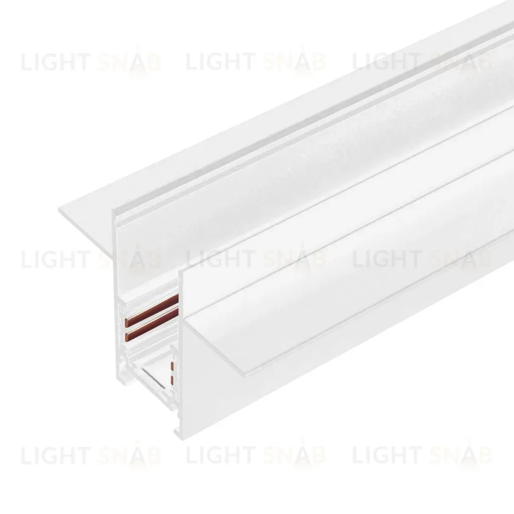 Шинопровод магнитный встраиваемый Arlight MAG-ORIENT-TRACK-2653-FDW-1000 (Белый, FLAT) (IP20 Металл) 062040 062040