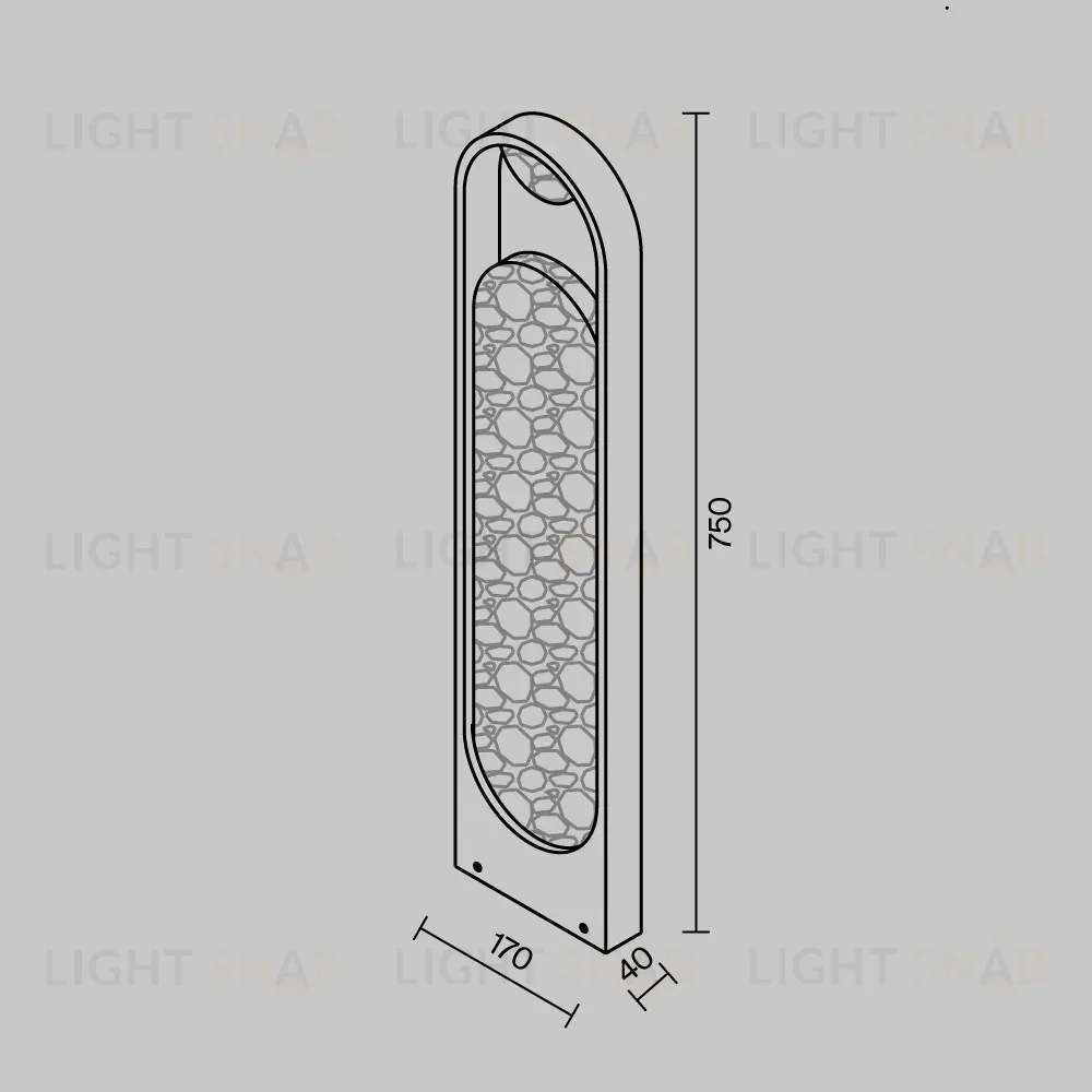 Ландшафтный светильник Maytoni Anima O535FL-L12B3K O535FL-L12B3K