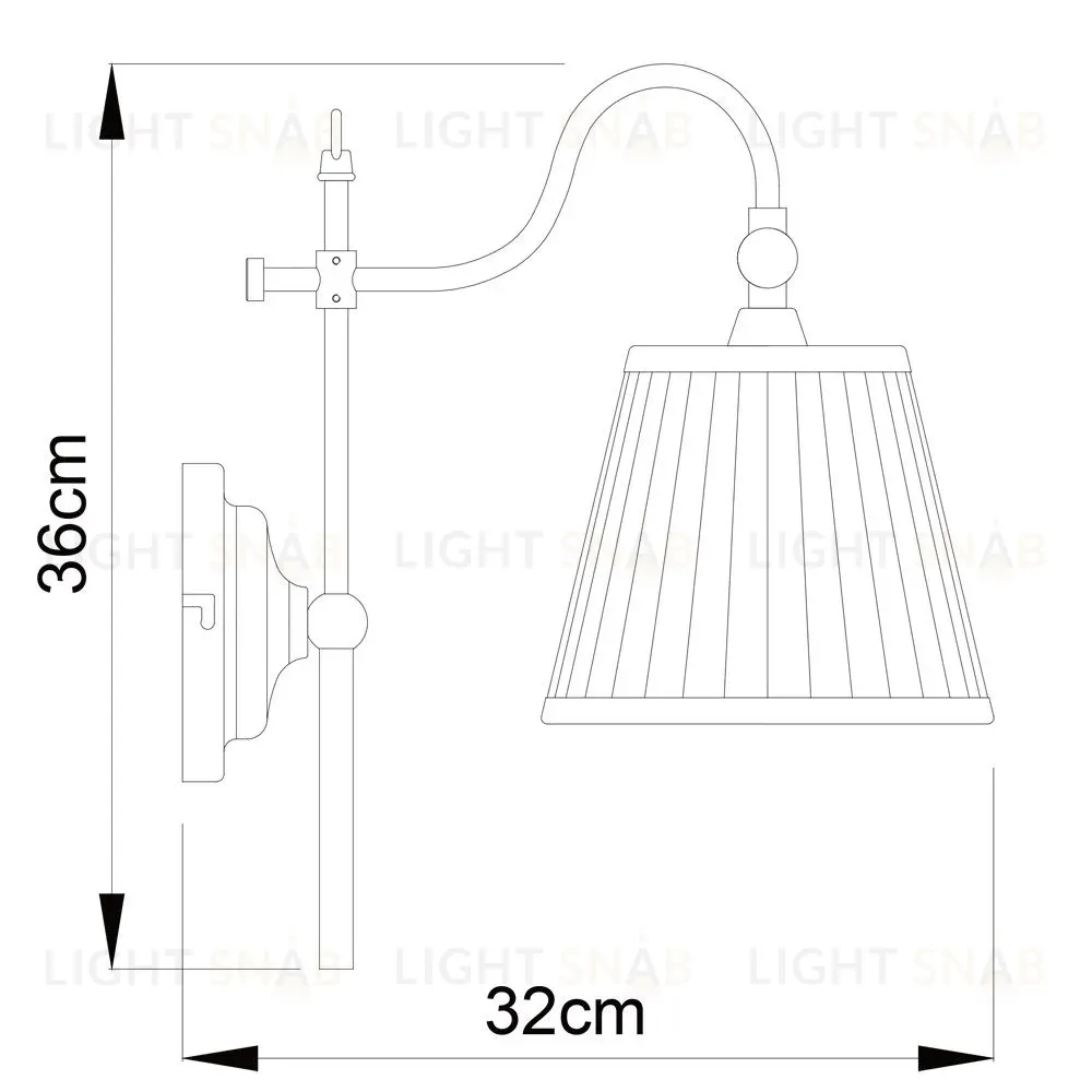 Бра Arte Lamp Seville A1509AP-1PB A1509AP-1PB