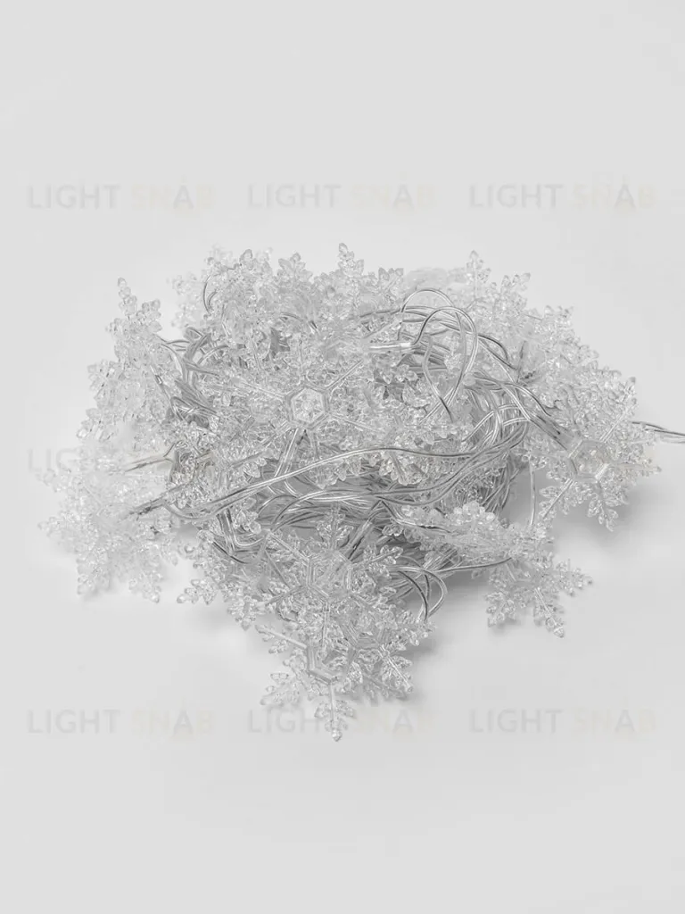 Светодиодная гирлянда (07930) Uniel сакура 220V белый ULD-S0700-050/DTA White IP20 SNOWFLAKES-1 ULD-S0700-050/DTA White IP20 SNOWFLAKES-1