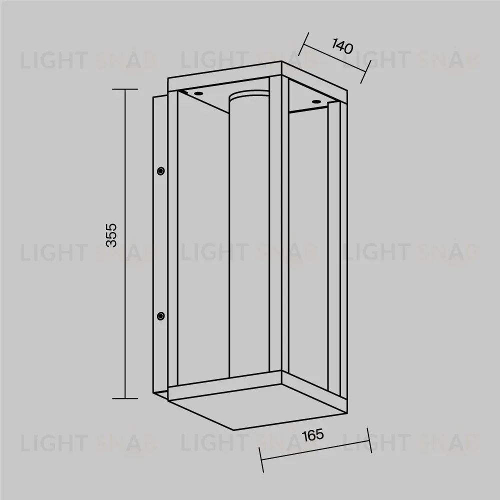 Уличный настенный светильник Maytoni Expo O480WL-L12B3K O480WL-L12B3K