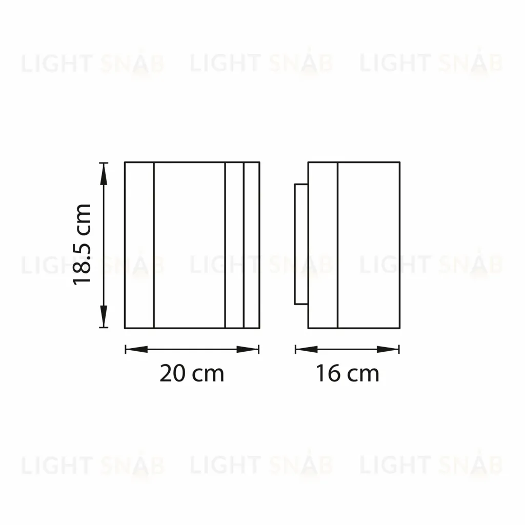 Настенный светильник Lightstar Nubi 802610 802610
