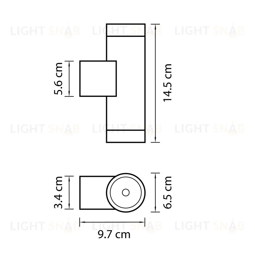 Уличный настенный светильник Lightstar Paro 351607 351607