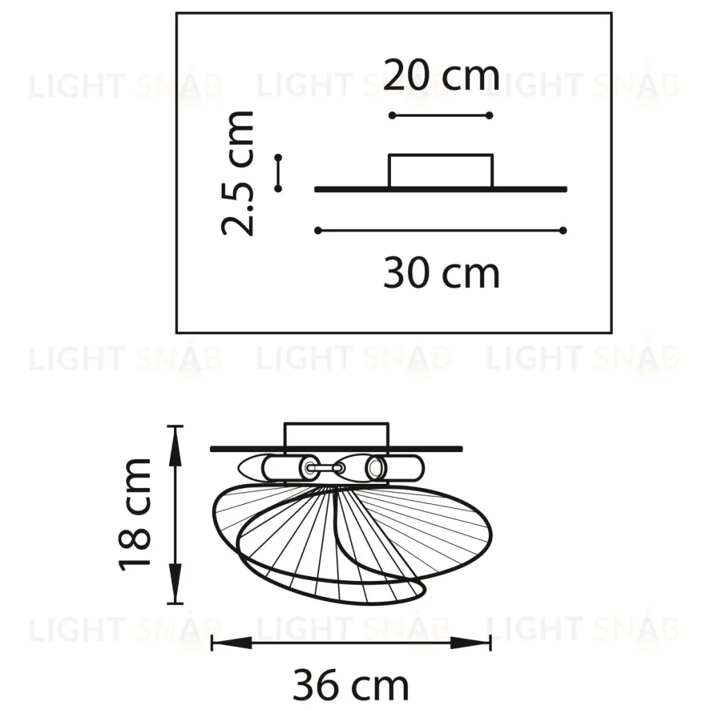 Потолочная люстра Lightstar Zeta 728133 728133