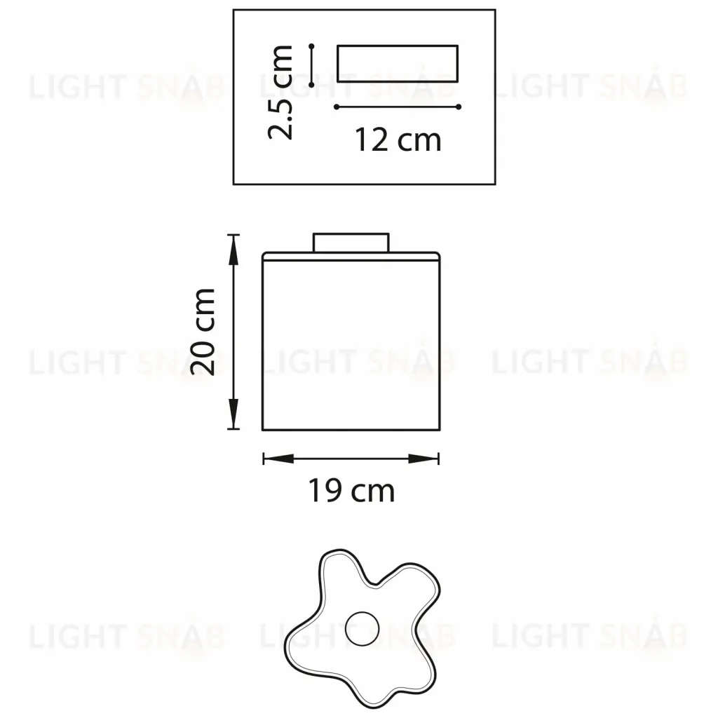 Потолочный светильник Lightstar Nubi 802013 802013