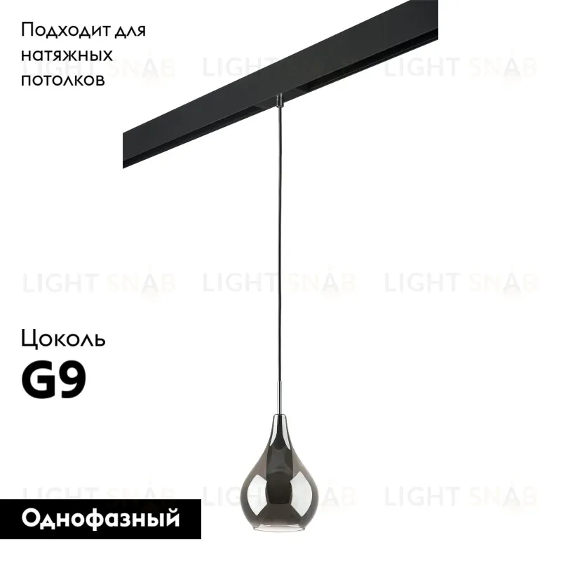 Трековый светильник Lightstar Pentola PRO803037 (803037+595007) PRO803037