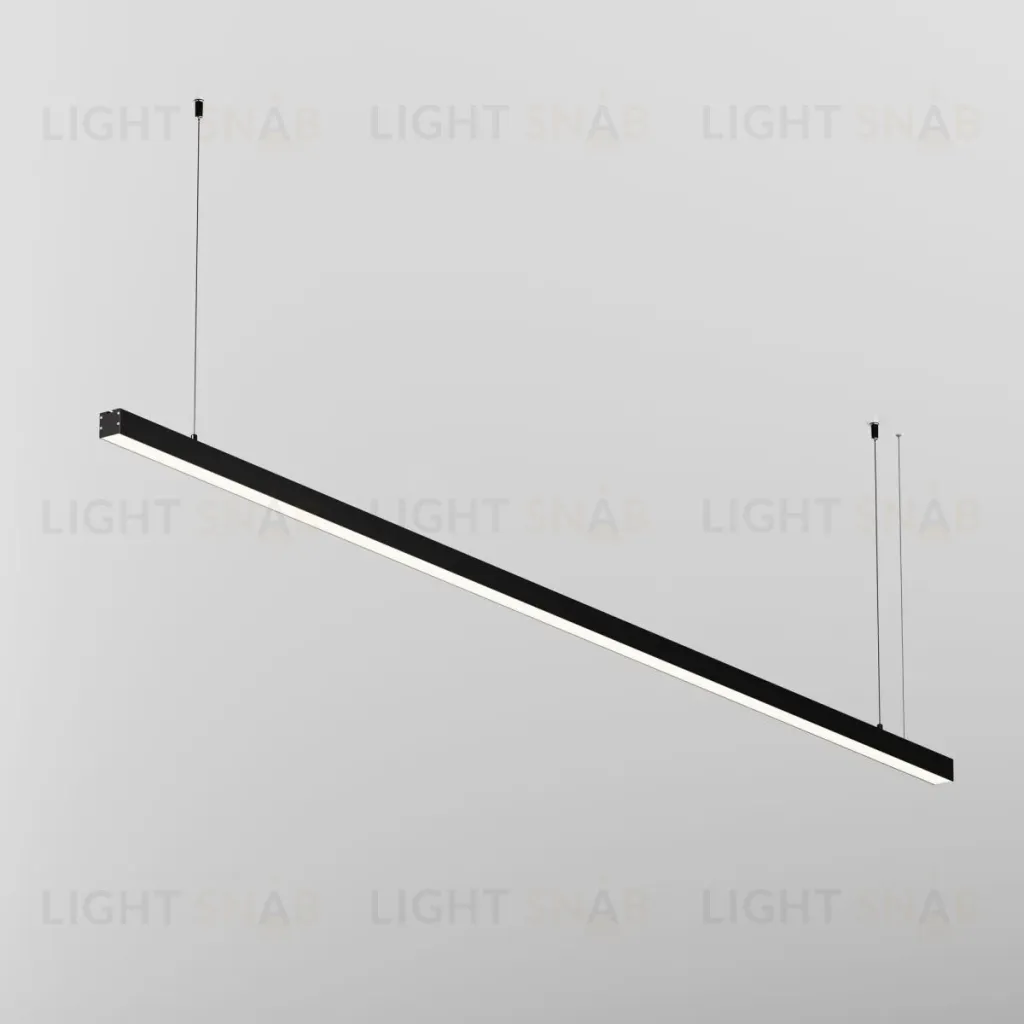 Линейный подвесной светильник Maytoni Technical 3000K 35x35 (Черный, 2 м) LL312015 LL312015