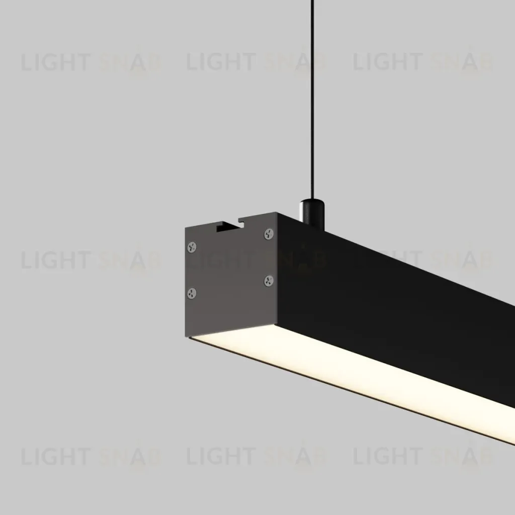 Линейный подвесной светильник Maytoni Technical 3000K 35x35 (Черный, 2 м) LL312015 LL312015