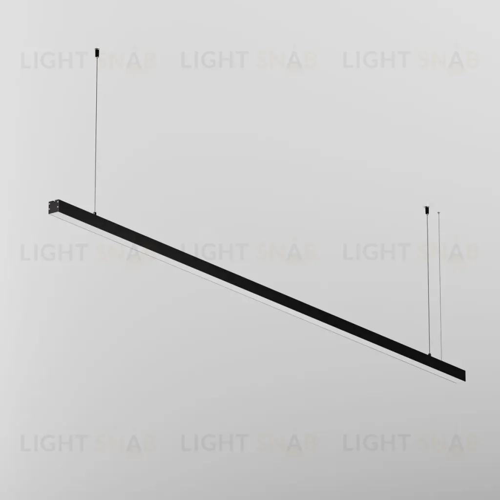 Линейный подвесной светильник Maytoni Technical 3000K 35x35 (Черный, 2 м) LL312015 LL312015