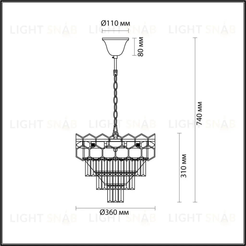Подвесная люстра Lumion Classi 5231/6 5231/6