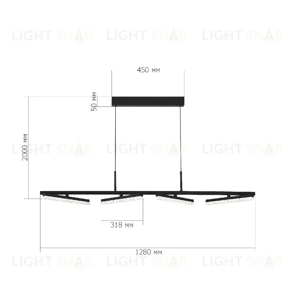 Подвесная люстра ST Luce Euclidics SL1018.403.04 SL1018.403.04