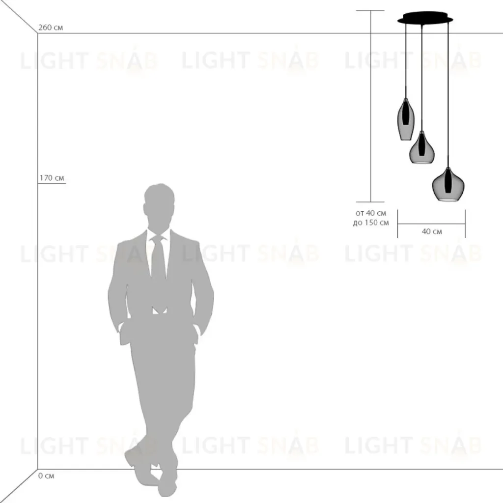 Подвесная люстра Lightstar Pentola 803057 803057