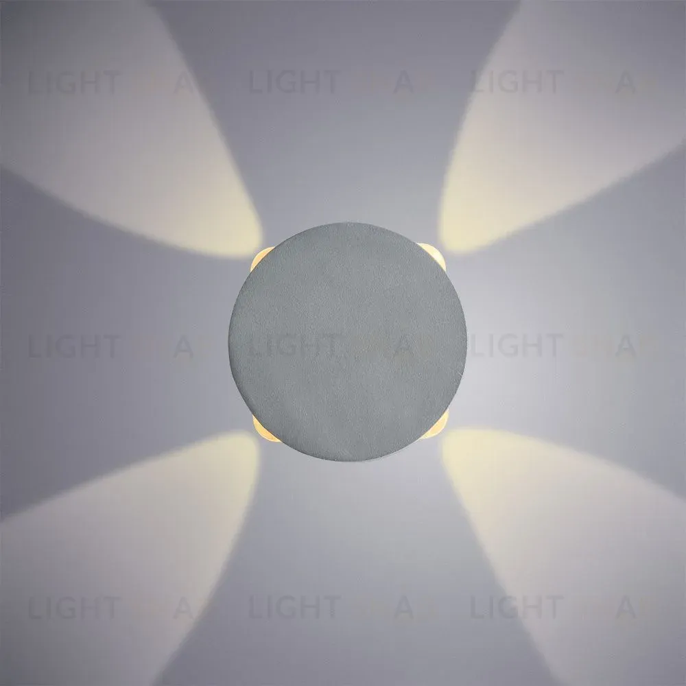 Настенный светодиодный светильник Arte Lamp Tamburello A1525AP-1GY A1525AP-1GY