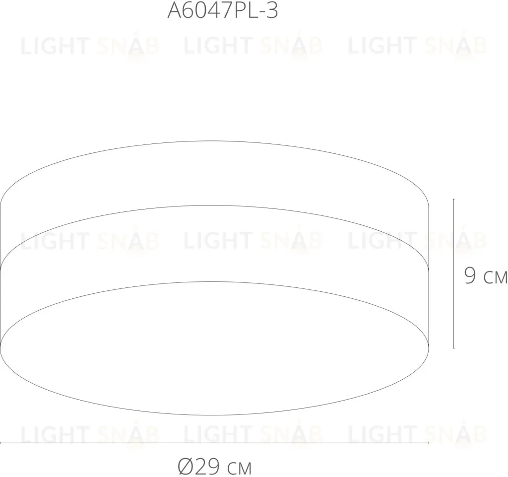 Потолочный светильник Arte Lamp Aqua-Tablet A6047PL-3BK A6047PL-3BK