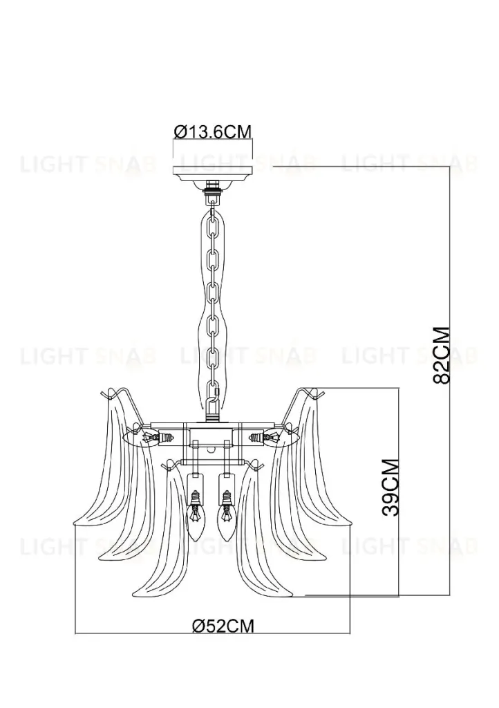 Подвесная люстра Arte Lamp Maya A4072LM-6GO A4072LM-6GO