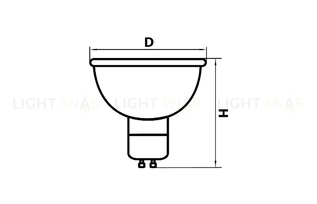 Лампа светодиодная Lightstar GU10 7W 4000K 940284 940284