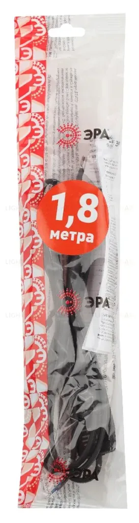 Шнур для бра Эра UX-ШВВП-S-1,8m-B Б0044072 Б0044072