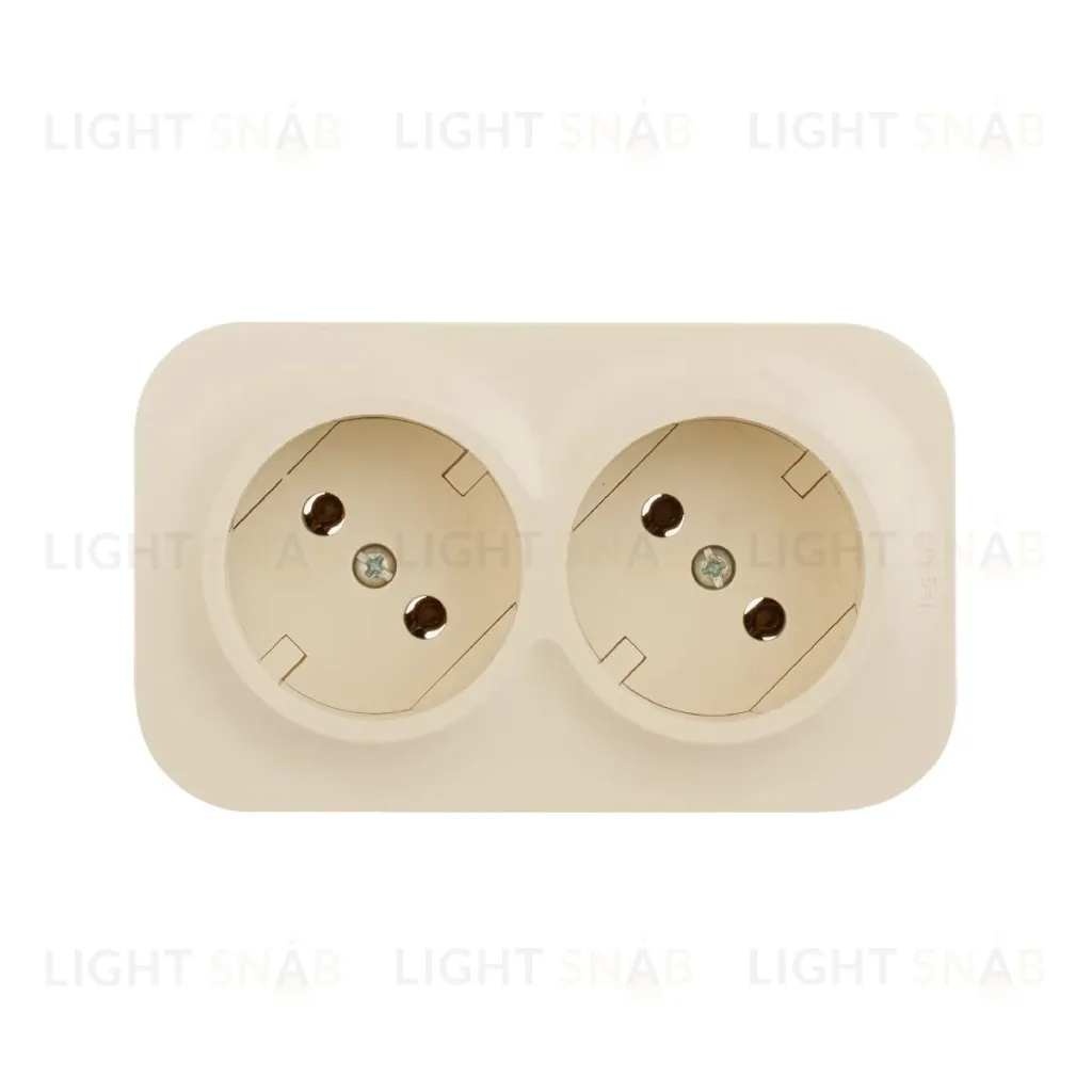 Розеточный блок двойной б/з Legrand Quteo 782261 782261