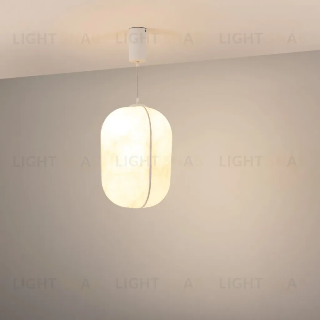 Подвесной светильник Arlight SP-SETA-HANG-L410х300-7W Warm2700 (WH, 320 deg, 230V) (IP20, Натуральный шелк) 056883 056883