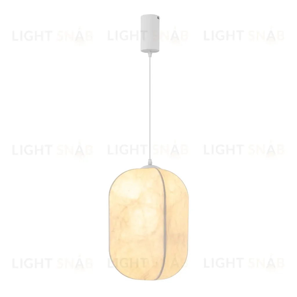 Подвесной светильник Arlight SP-SETA-HANG-L410х300-7W Warm2700 (WH, 320 deg, 230V) (IP20, Натуральный шелк) 056883 056883