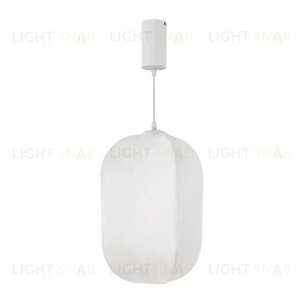 Подвесной светильник Arlight SP-SETA-HANG-L410х300-7W Warm2700 (WH, 320 deg, 230V) (IP20, Натуральный шелк) 056883 056883