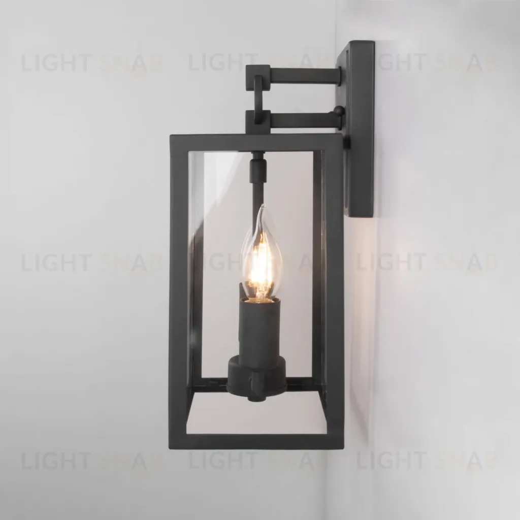 Уличный настенный светильник Elektrostandard Candle 35150/D темно-серый 4690389182457 a058478 4690389182457