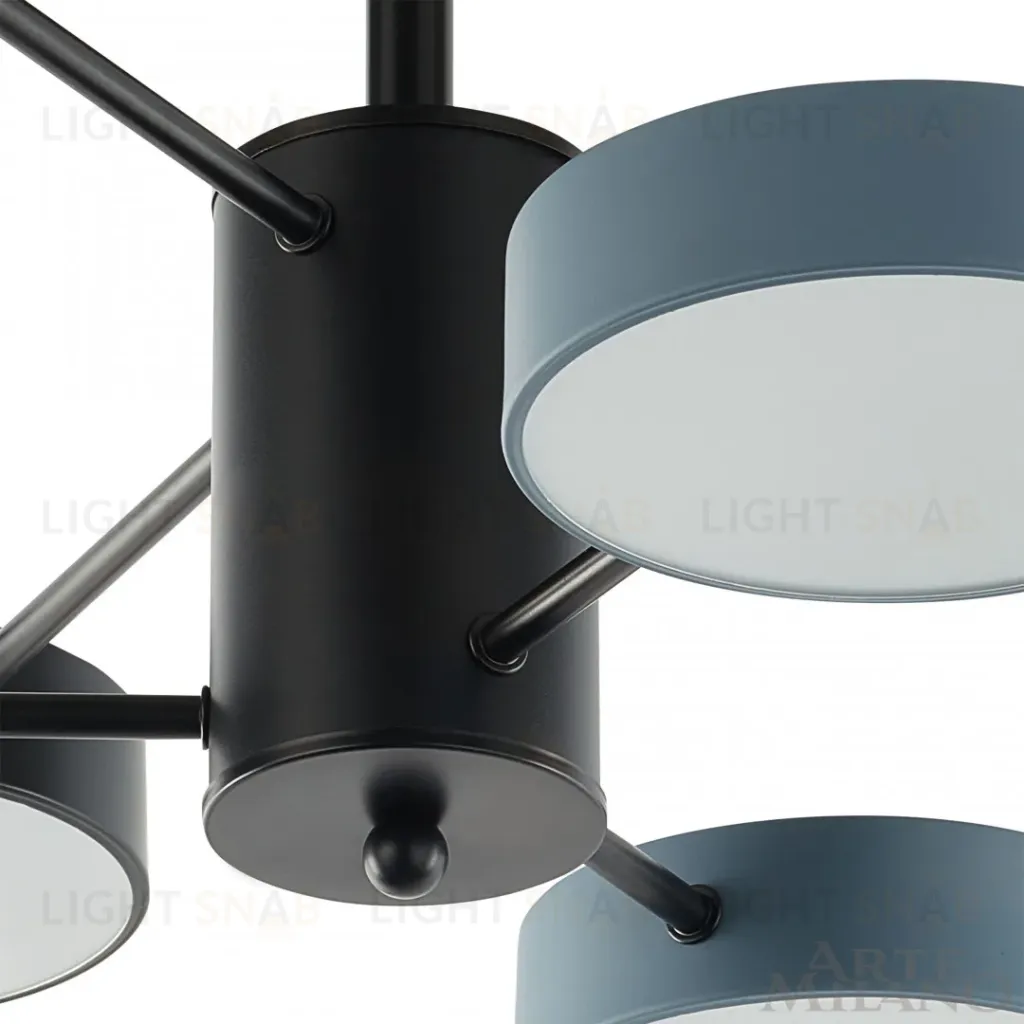 Люстра на штанге Arte Milano Ferrara 250906/6B Bk/Gr 250906/6B Bk/Gr