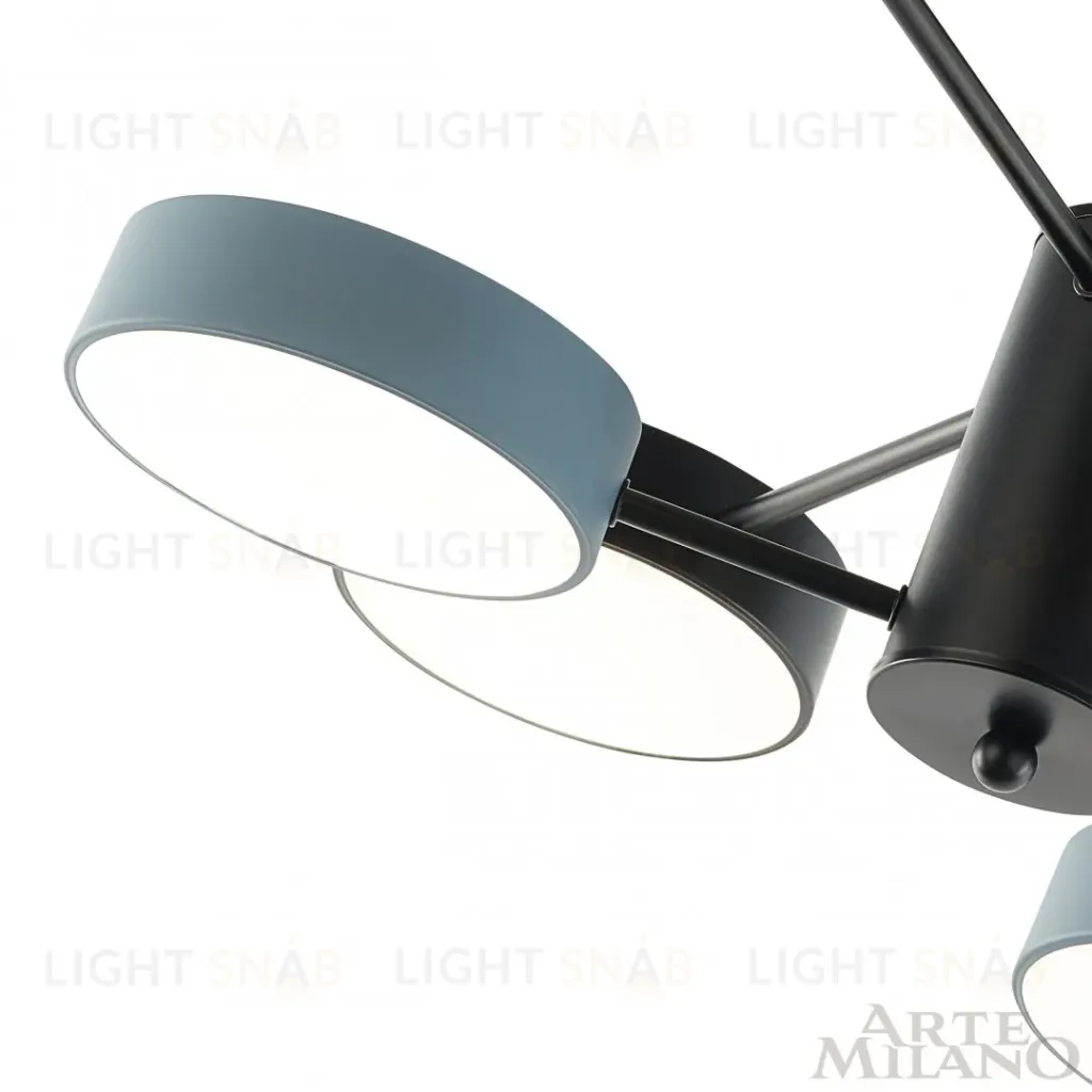 Люстра на штанге Arte Milano Ferrara 250906/6B Bk/Gr 250906/6B Bk/Gr