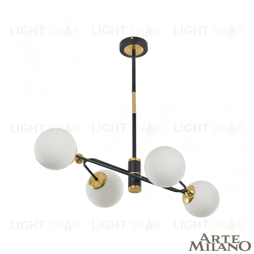 Люстра на штанге Arte Milano 272708/4 BK/GD 272708/4 BK/GD