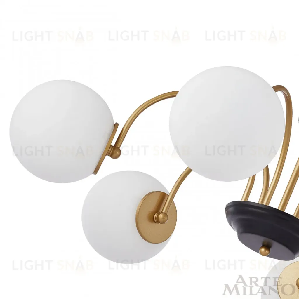 Люстра на штанге Arte Milano Napoli 312066/D850/6 BS/BK 312066/D850/6 BS/BK