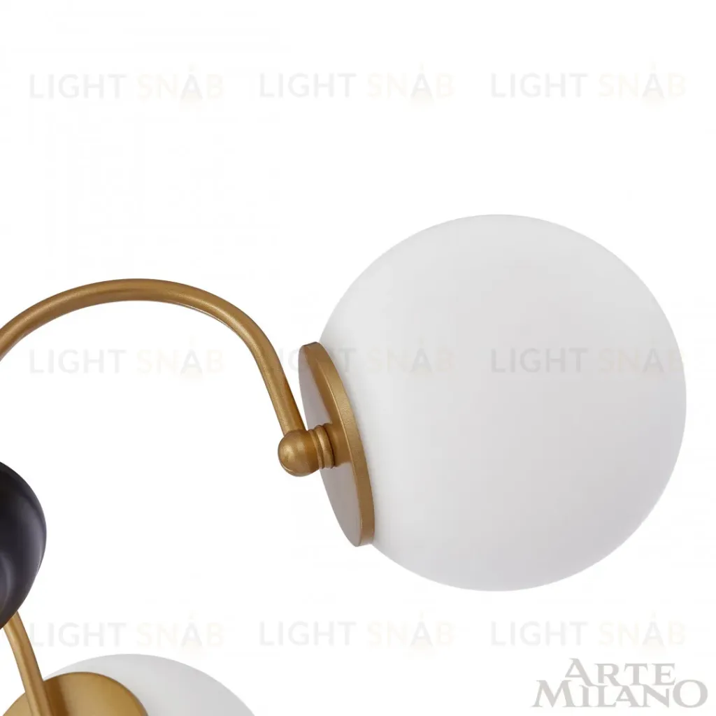 Люстра на штанге Arte Milano Napoli 312066/D940/8 BS/BK 312066/D940/8 BS/BK