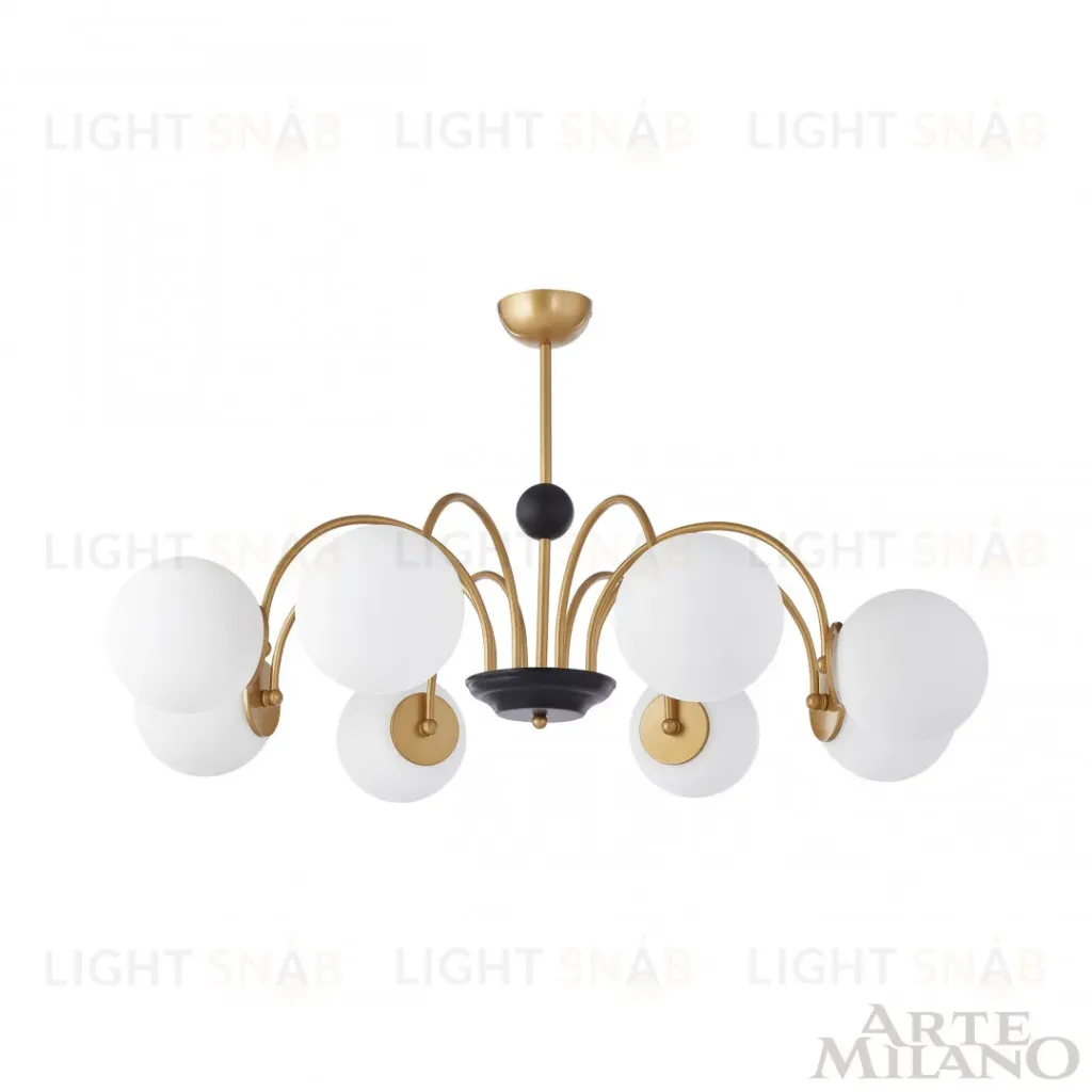 Люстра на штанге Arte Milano Napoli 312066/D940/8 BS/BK 312066/D940/8 BS/BK