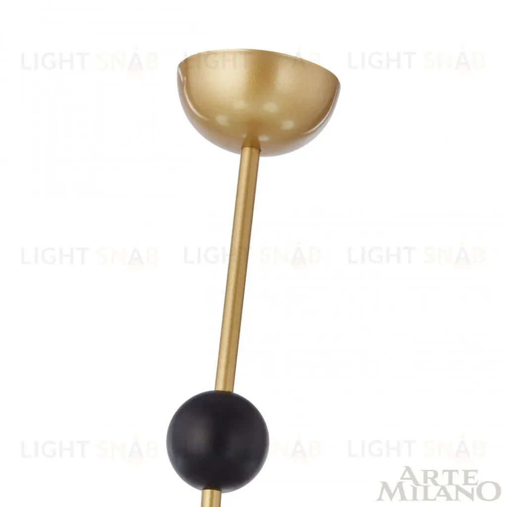 Люстра на штанге Arte Milano Napoli 312066/D940/8 BS/BK 312066/D940/8 BS/BK
