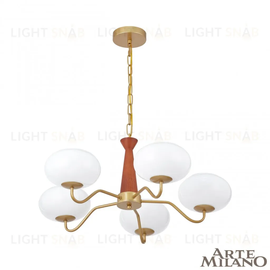 Подвесная люстра Arte Milano Napoli 310166/D680/5 BS/WD 310166/D680/5 BS/WD