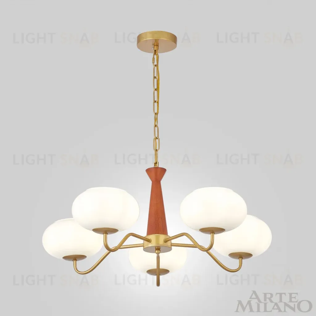 Подвесная люстра Arte Milano Napoli 310166/D680/5 BS/WD 310166/D680/5 BS/WD