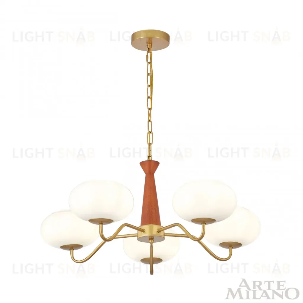 Подвесная люстра Arte Milano Napoli 310166/D680/5 BS/WD 310166/D680/5 BS/WD