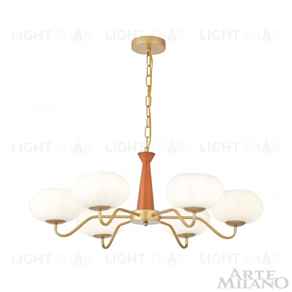 Подвесная люстра Arte Milano Napoli 310166/D780/6 BS/WD 310166/D780/6 BS/WD
