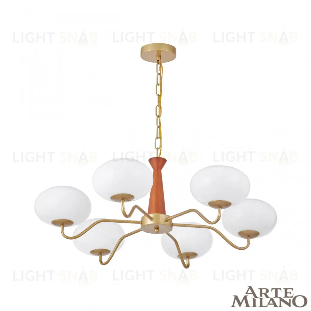 Подвесная люстра Arte Milano Napoli 310166/D780/6 BS/WD 310166/D780/6 BS/WD