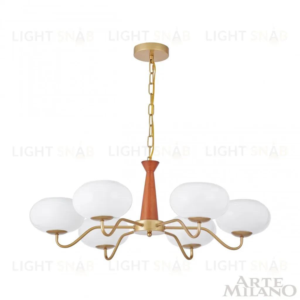 Подвесная люстра Arte Milano Napoli 310166/D780/6 BS/WD 310166/D780/6 BS/WD