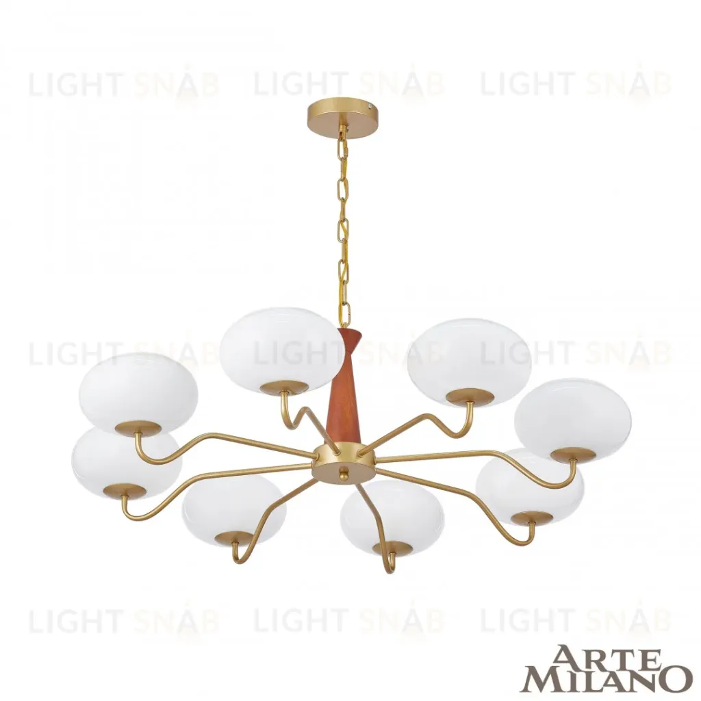 Подвесная люстра Arte Milano Napoli 310166/D900/8 BS/WD 310166/D900/8 BS/WD