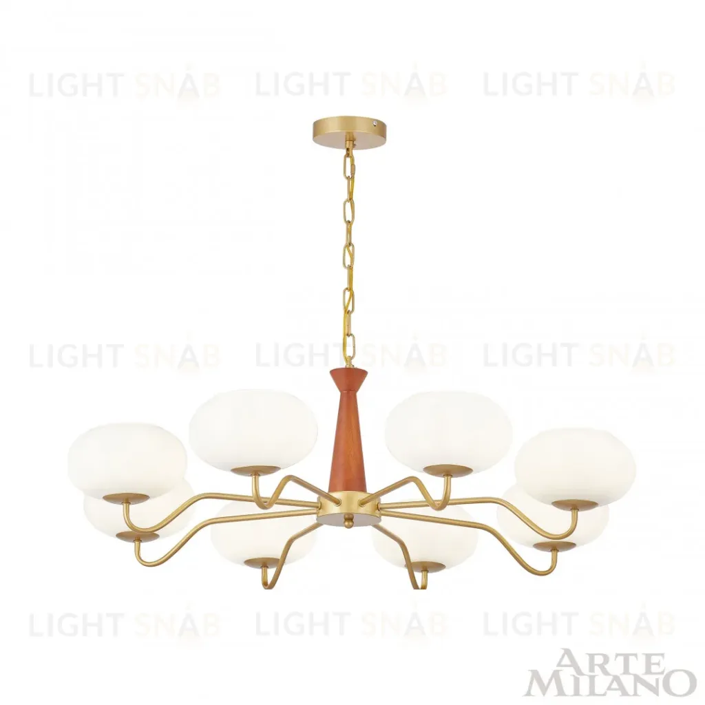 Подвесная люстра Arte Milano Napoli 310166/D900/8 BS/WD 310166/D900/8 BS/WD