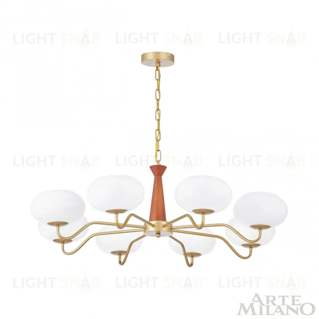 Подвесная люстра Arte Milano Napoli 310166/D900/8 BS/WD 310166/D900/8 BS/WD