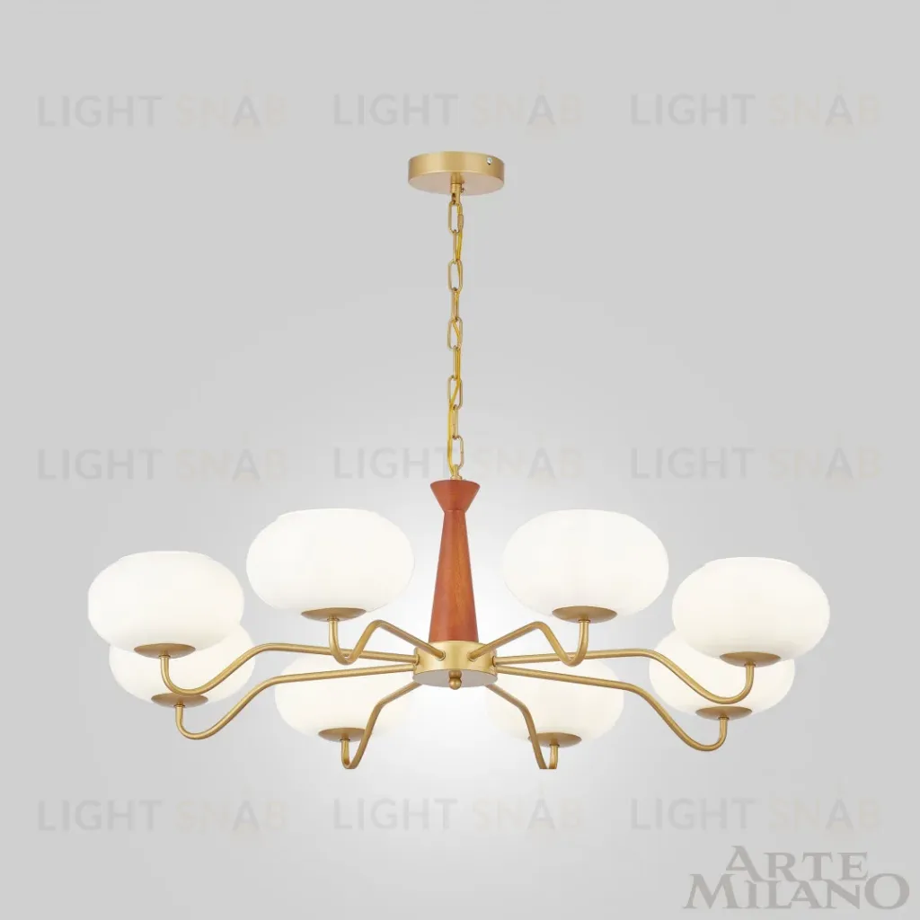 Подвесная люстра Arte Milano Napoli 310166/D900/8 BS/WD 310166/D900/8 BS/WD