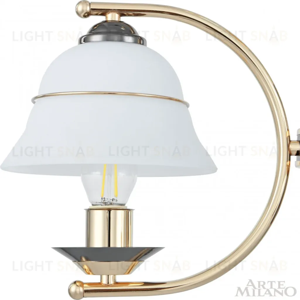 Подвесная люстра Arte Milano Florentia-1240 301240/8 Bk/Gd 301240/8 Bk/Gd