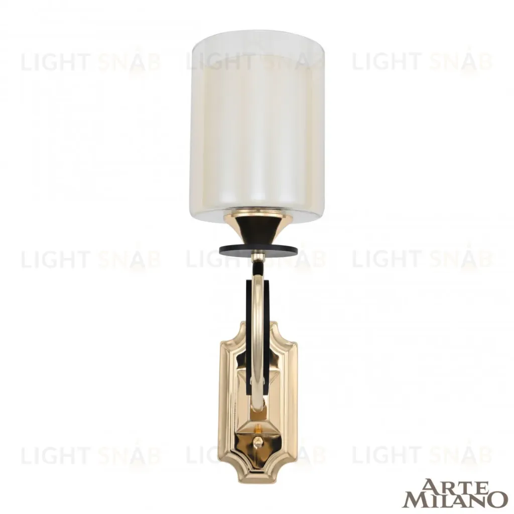 Бра Arte Milano Florentia-2237 302237/1W Bk/Gd 302237/1W Bk/Gd