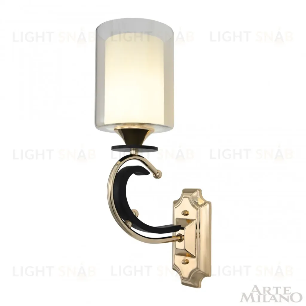 Бра Arte Milano Florentia-2237 302237/1W Bk/Gd 302237/1W Bk/Gd