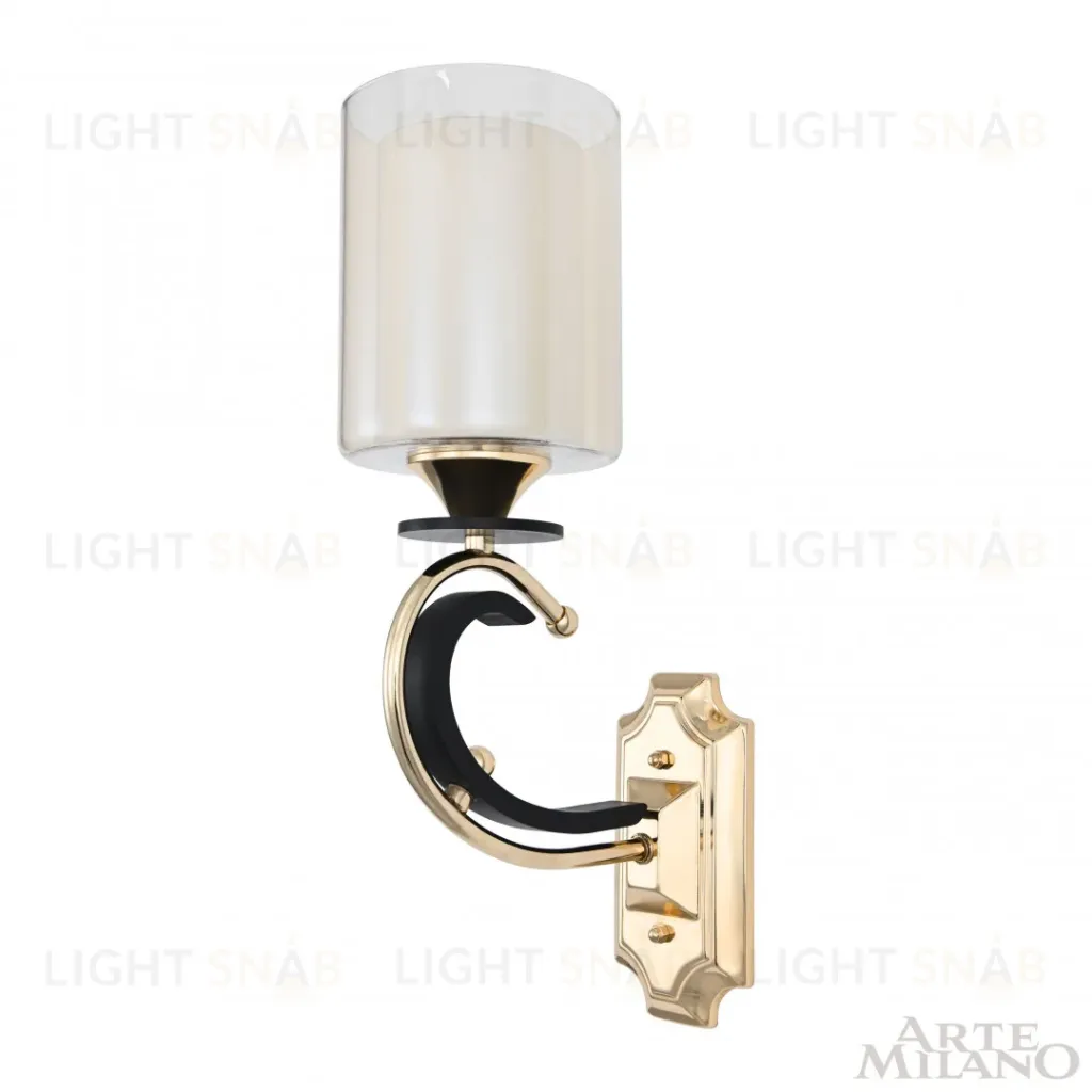 Бра Arte Milano Florentia-2237 302237/1W Bk/Gd 302237/1W Bk/Gd