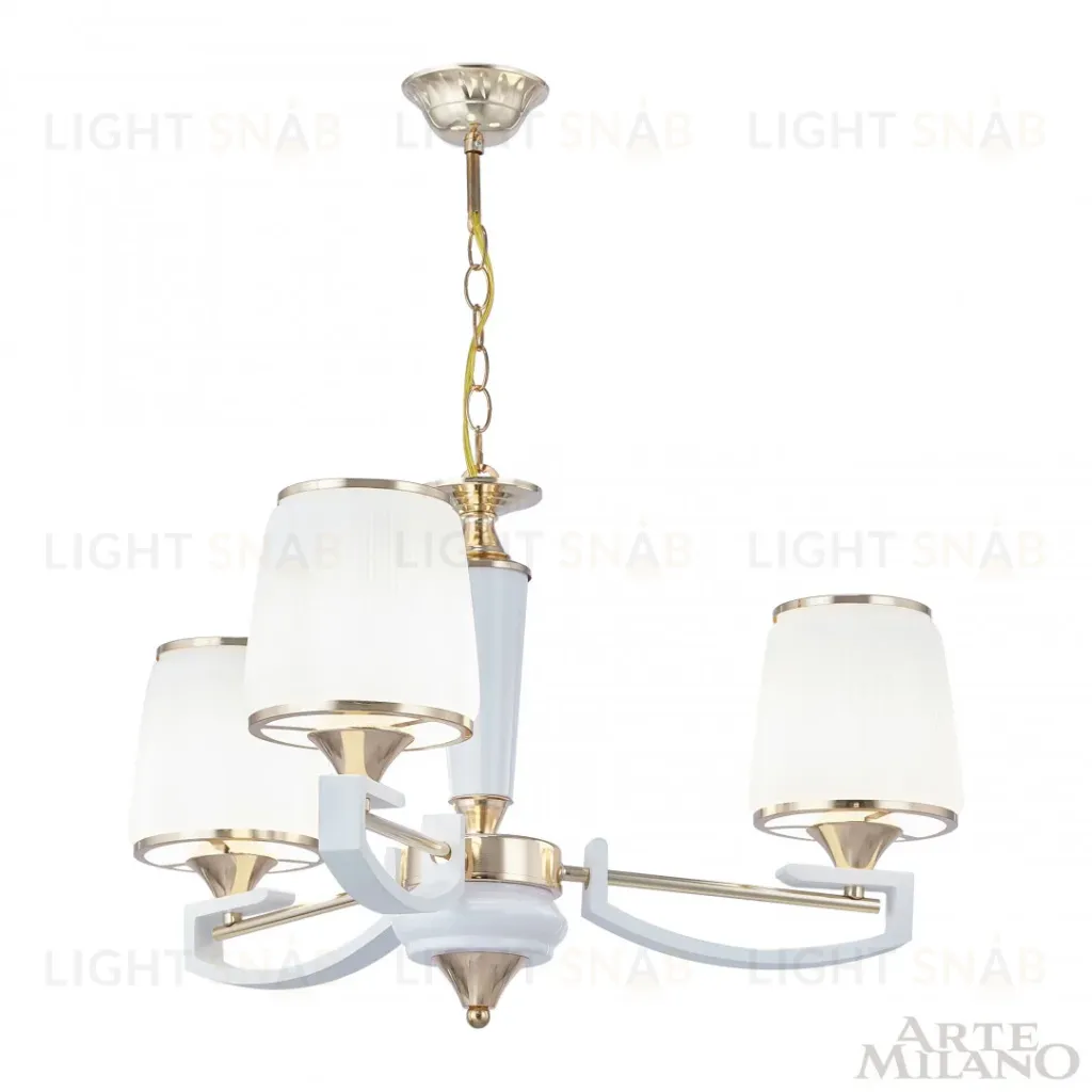 Подвесная люстра Arte Milano Florentia-2457 302457/3 Wh/Gd 302457/3 Wh/Gd