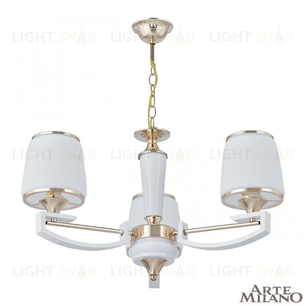 Подвесная люстра Arte Milano Florentia-2457 302457/3 Wh/Gd 302457/3 Wh/Gd